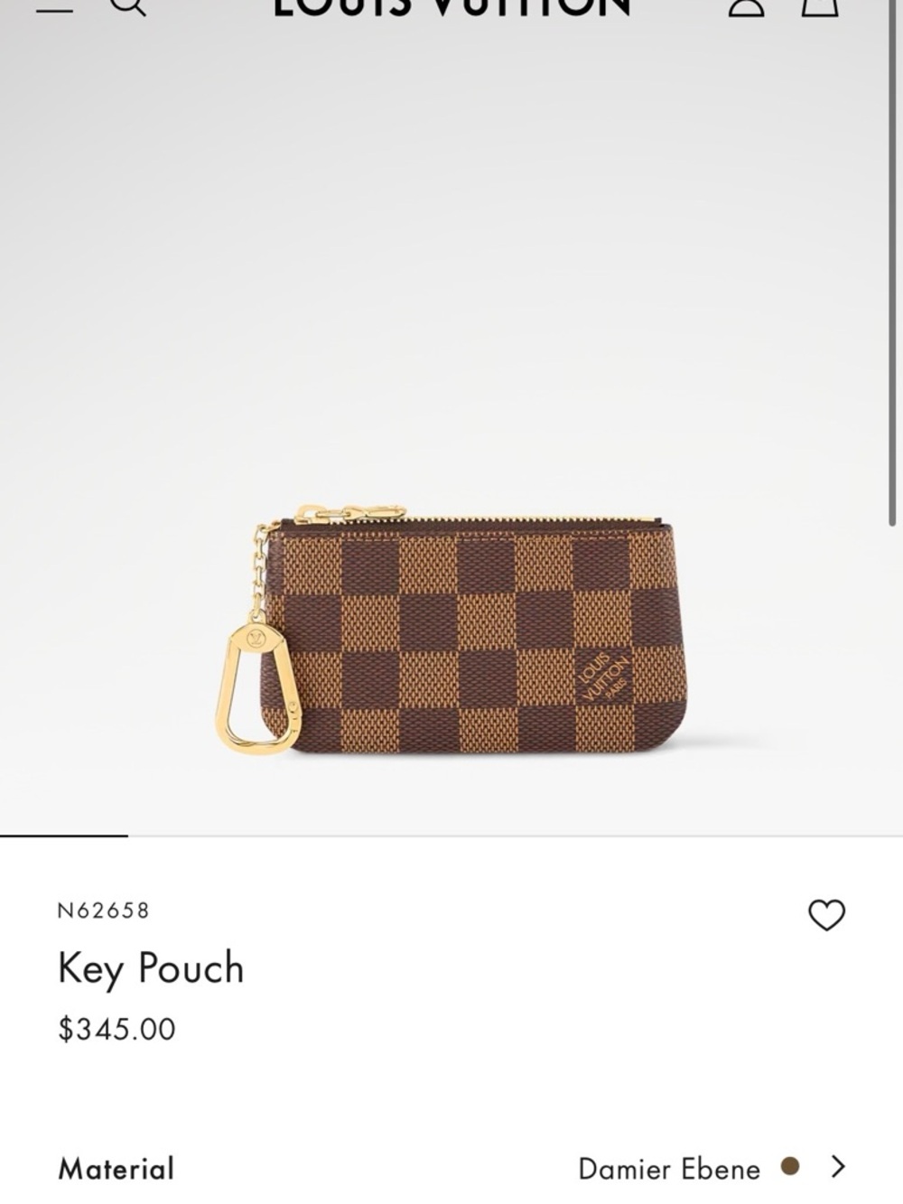Louis Vuitton Key Pouch